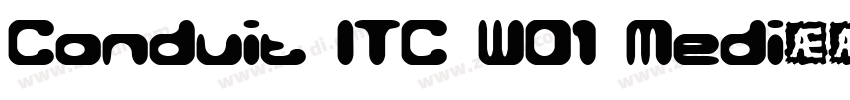 Conduit ITC W01 Medi字体转换